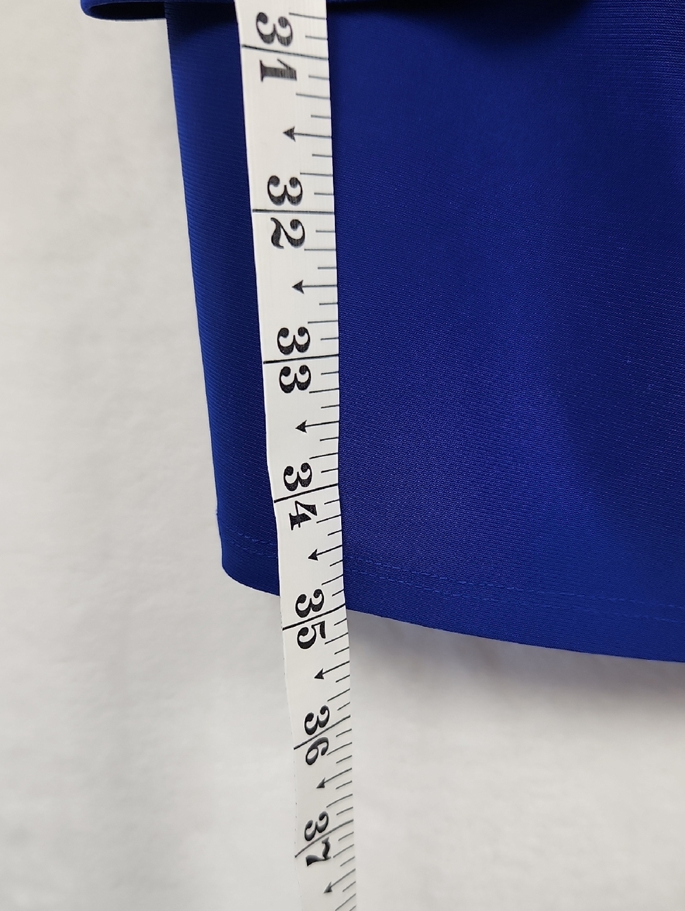 ✨ Kensie Cobalt Blue Halter Dress ✨ Size 8 - Metallic Chain Neckline - Picture 6 of 16